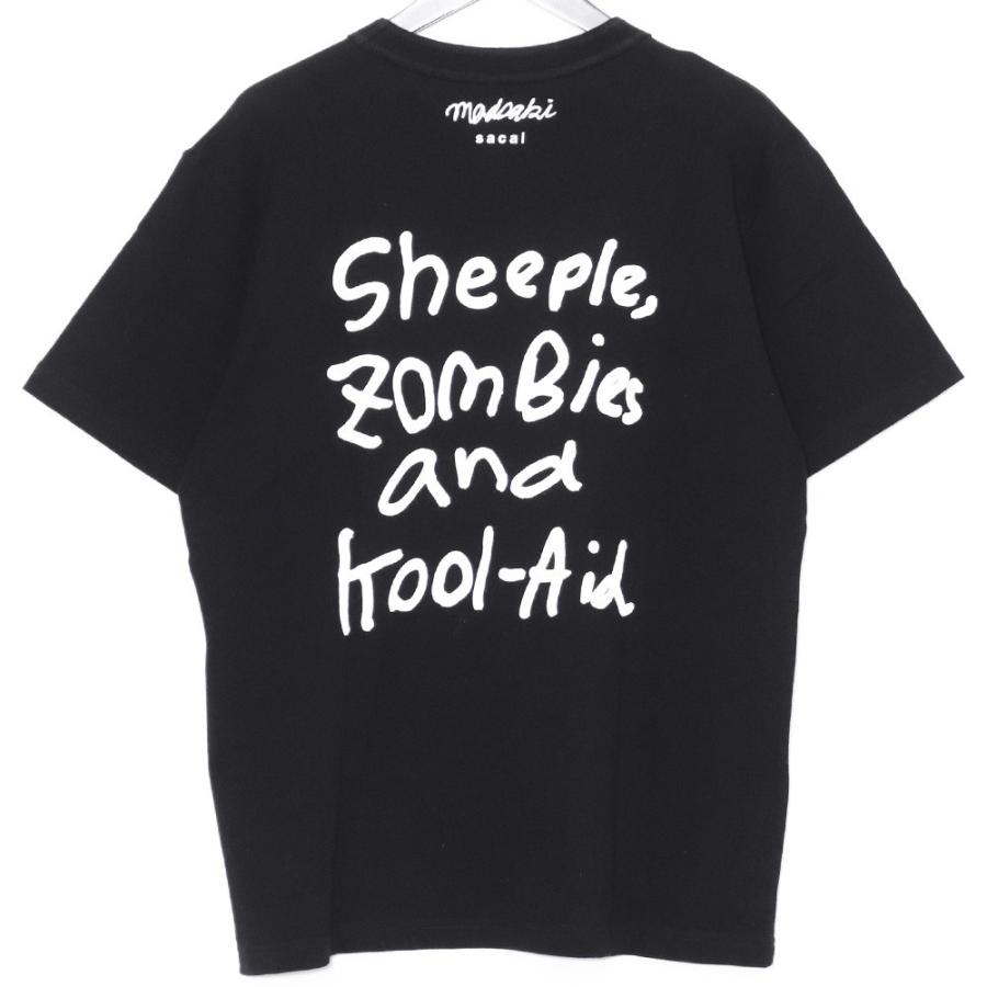 SACAI × MADSAKI Print T-shirt サイズ2 ブラック 22-0408S サカイ