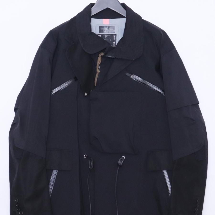 ジャケット・アウター sacai ACRONYM 2022ss Trench Coat Sacai x Acronym Trench Coat Black Men's - SS22 - US