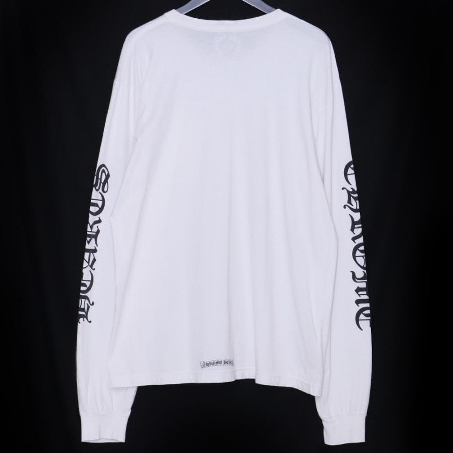 クロムハーツ ロングスリーブ Tシャツ CHROME HEATRSクロムハーツ ネックロゴロングスリーブTシャツblack- 夜