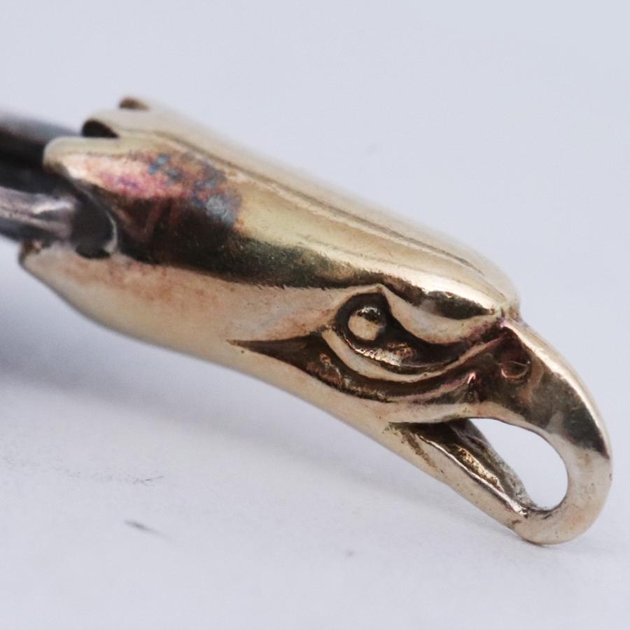 LARRY SMITH EAGLE HEAD FEATHER PENDANT No.49 シルバー EFNL-0049