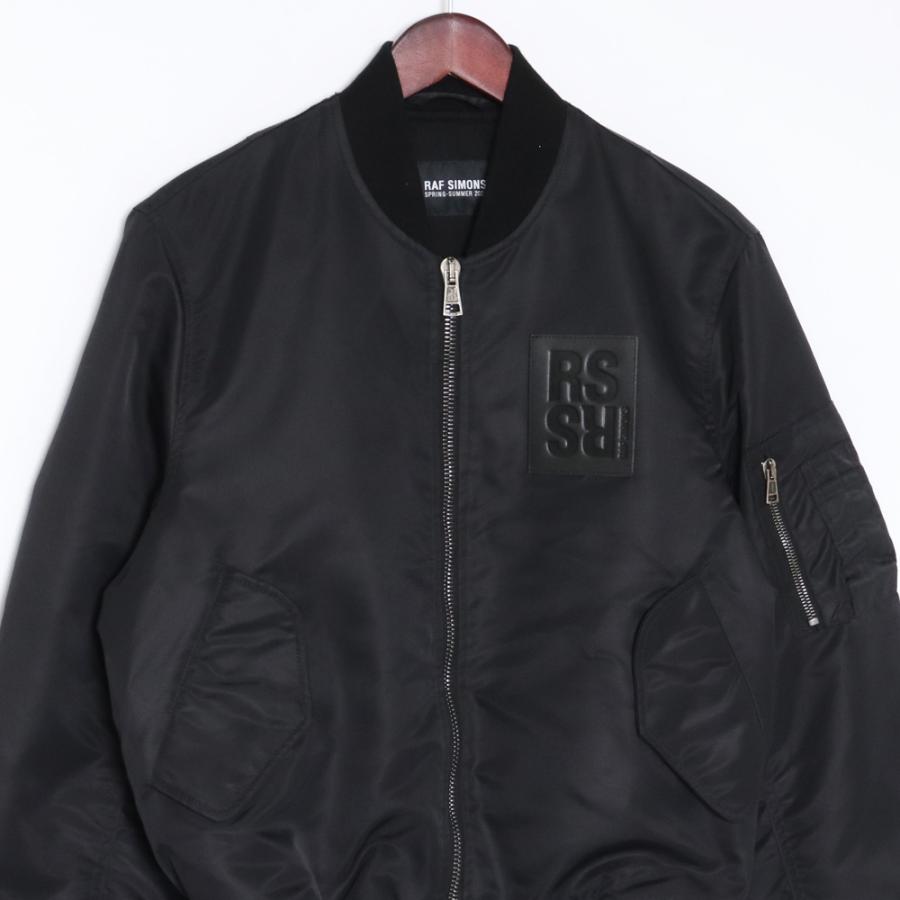 RAF SIMONS 23SS BOMBER JACKET サイズ34 ブラック 231-W628 RAF SIMONS 23SS BOMBER JACKET サイズ34 ブラック 231-W628