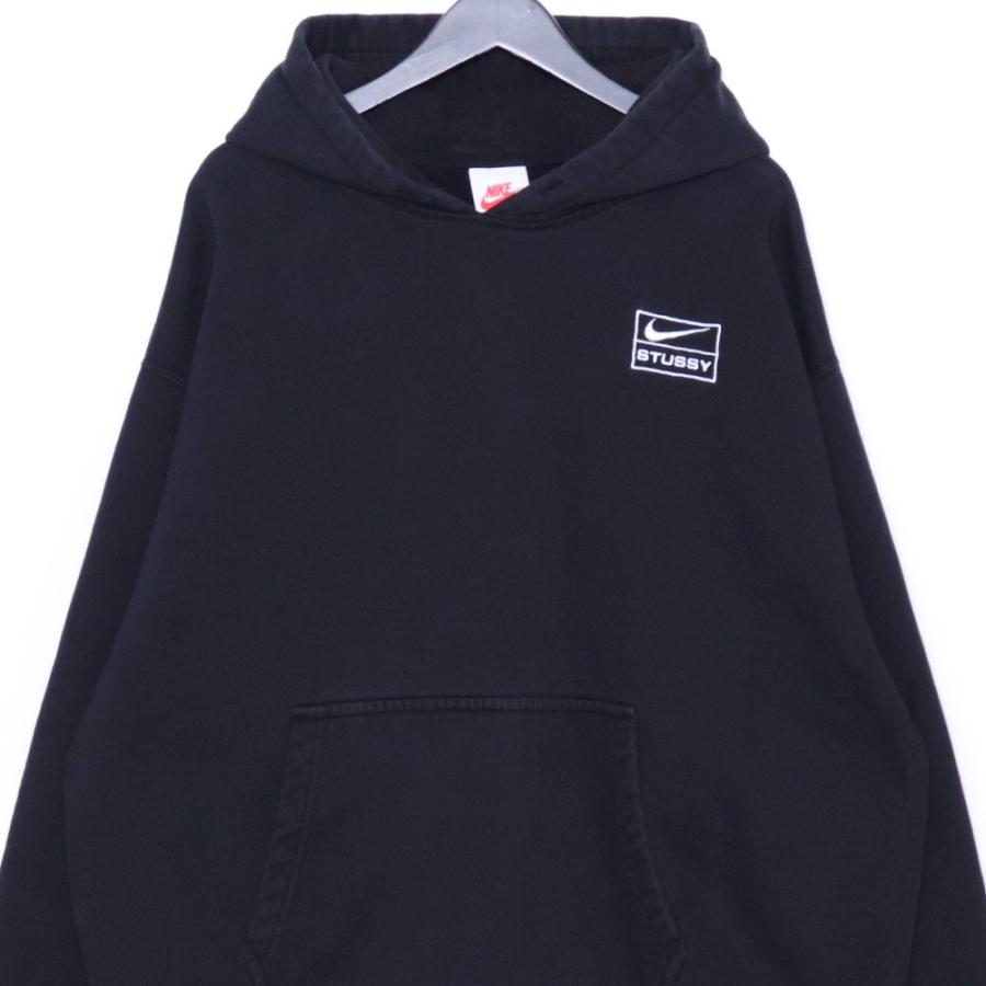 STUSSY × NIKE NRG Washed Hoodie Lサイズ ブラック DN4028-010