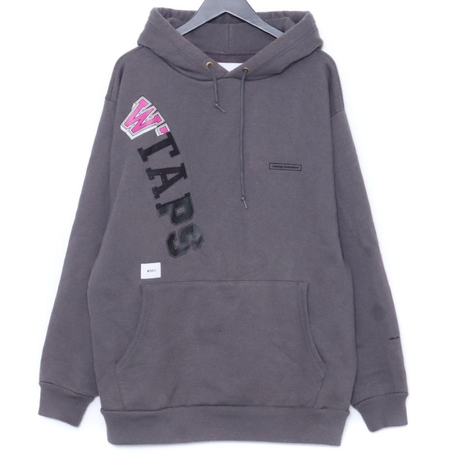 WTAPS KATZ HOODED/COPO サイズ04 グレー 202ATDT-CSM12 ダブル 