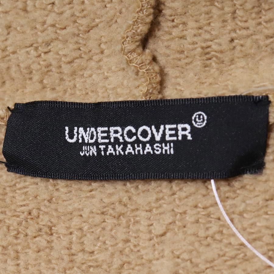 UNDERCOVER テープ付BIGジップパーカー サイズ2 ベージュ UCW4809-1
