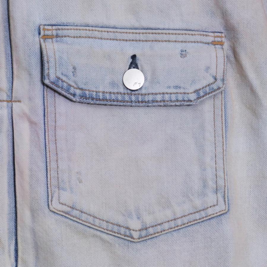 ANCELLM LAYERING COLOR DENIM JACKET サイズ3 LAYERING COLOR DENIM JACKET(BROWN) – ANCELLM