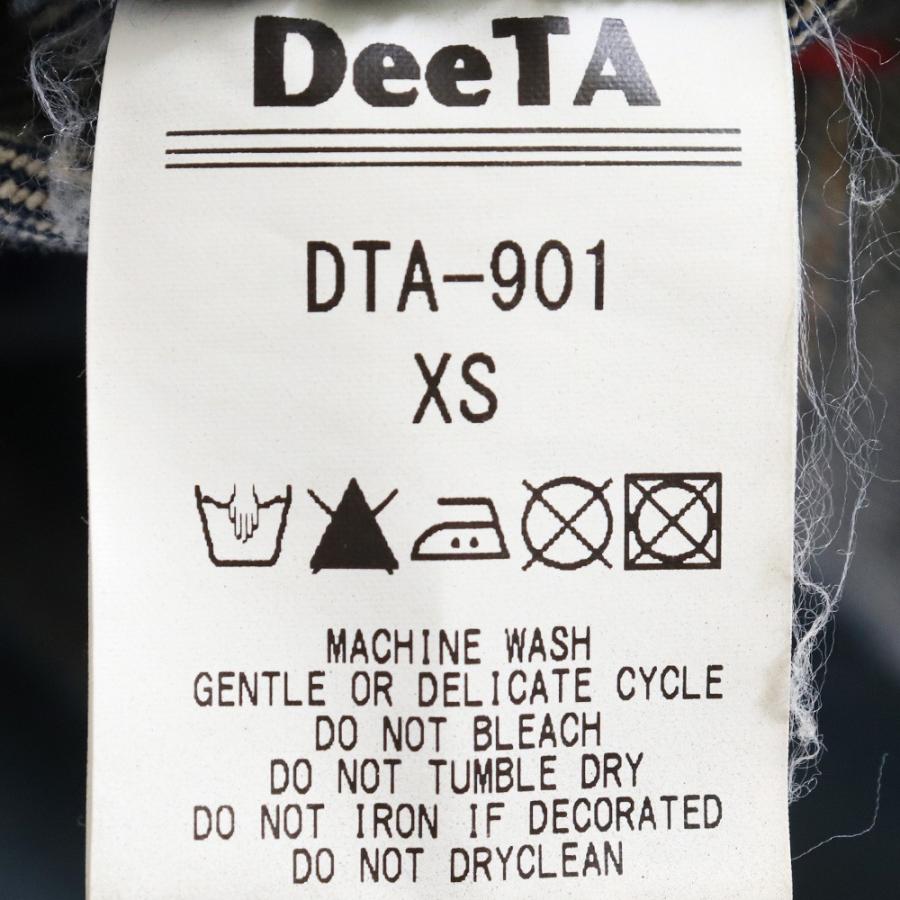 DEETA G-JACKET JOHNNY XSサイズ インディゴ DTA-901 ディーティーエー 