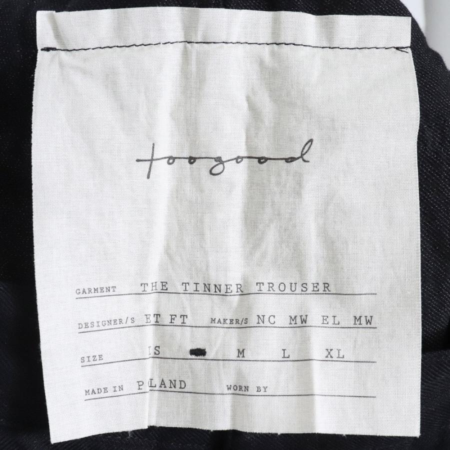 TOOGOOD THE TINKER TROUSER Sサイズ ブラック TTT-CMT-020 トゥー