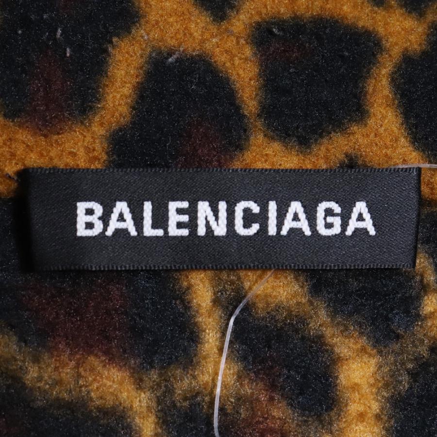 BALENCIAGA レオパード柄オーバーサイズフリースブルゾン M