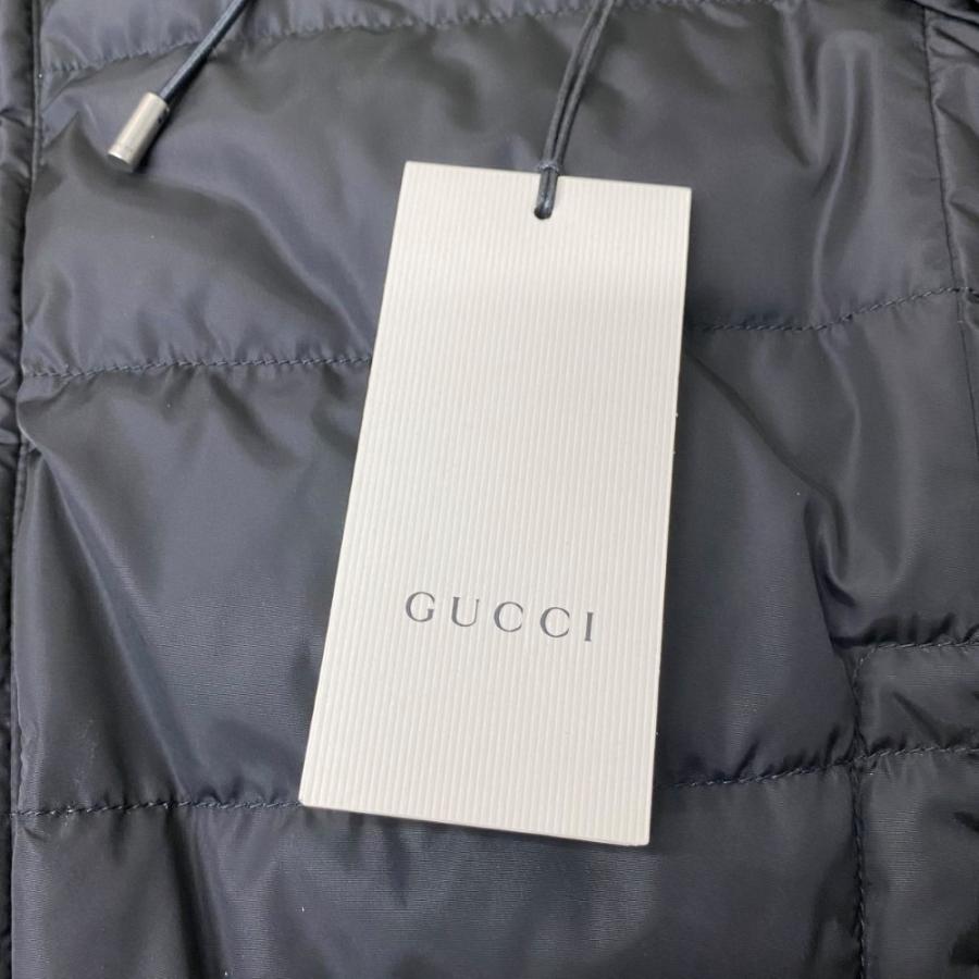 GUCCI 2019 ヒステリアロゴ ダウンジャケット サイズ44 ブラック 