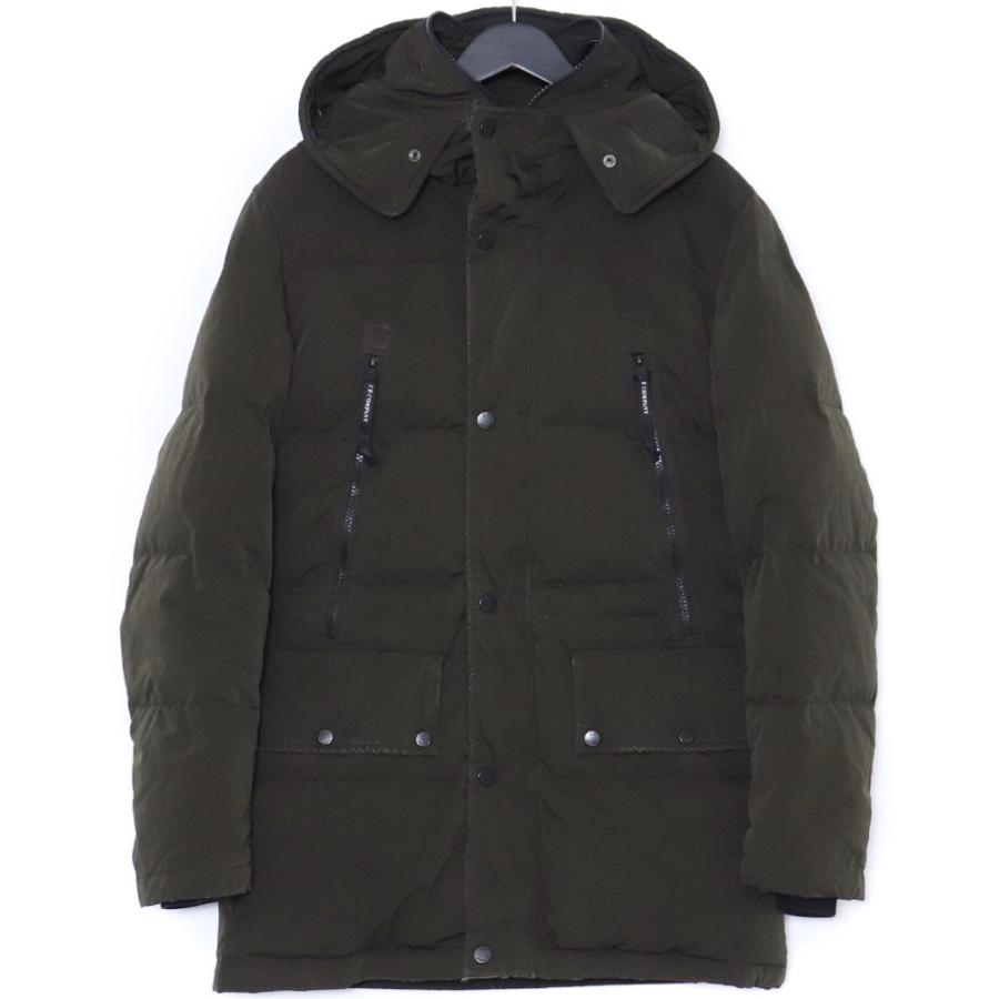 C.P COMPANY ゴーグルダウンジャケット サイズ48 カーキ 80C7711