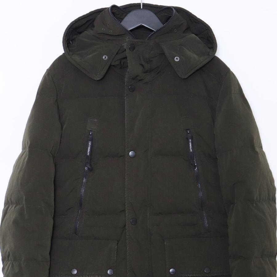 C.P COMPANY ゴーグルダウンジャケット サイズ48 カーキ 80C7711
