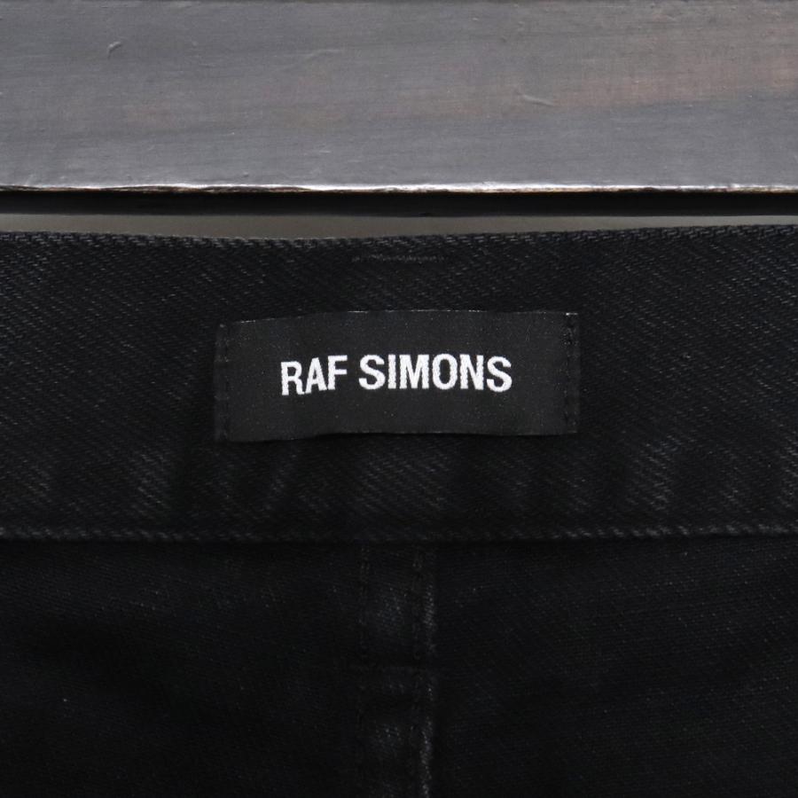 RAF SIMONS レギュラーフィットパッチデニムパンツ サイズ28 ブラック