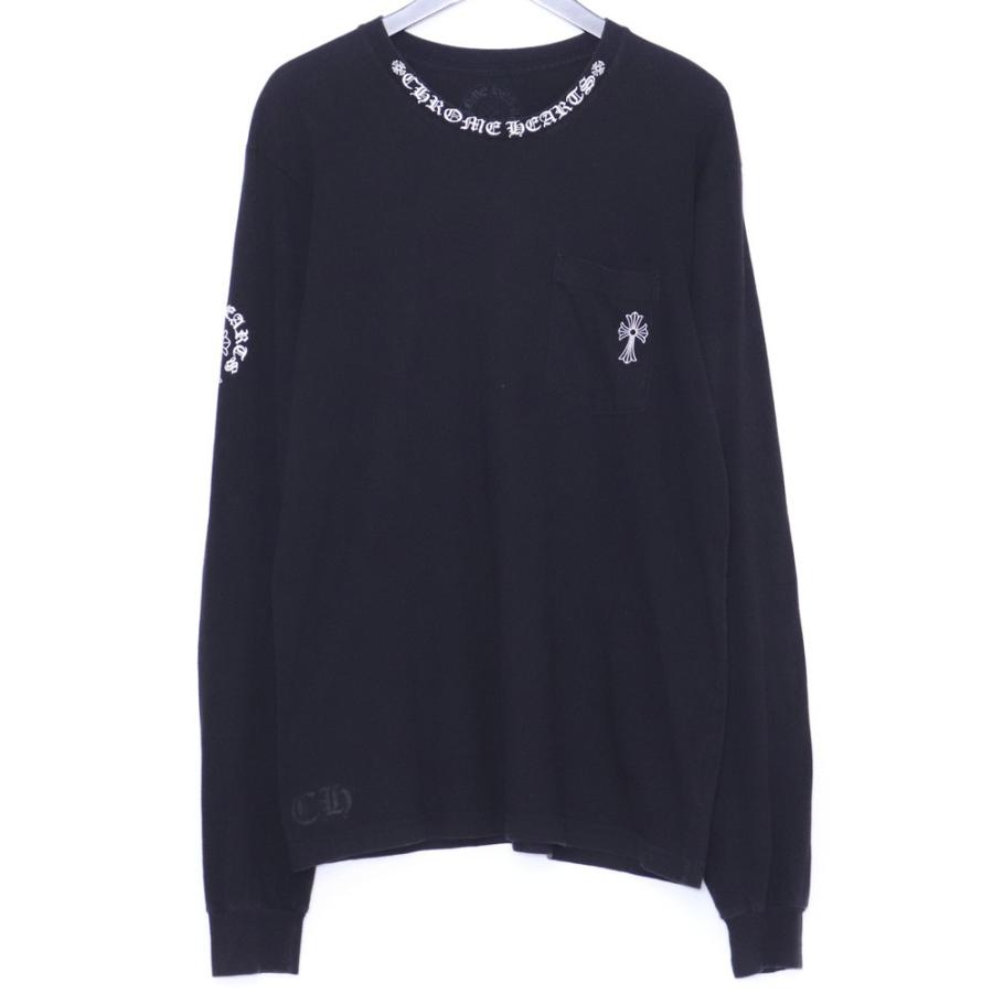 CHROME HEARTS ブラック 長袖シャツ L