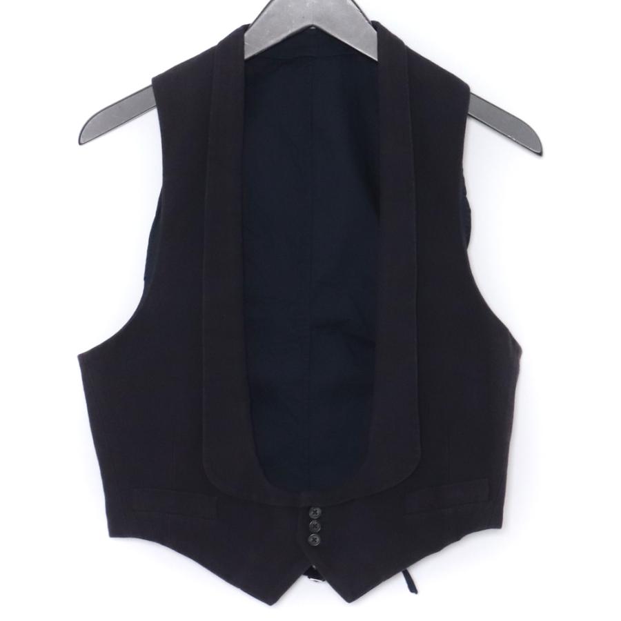 MAISON MARGIELA REPLICA 3B ジレ サイズ44 ネイビー 30FB029 メゾン  