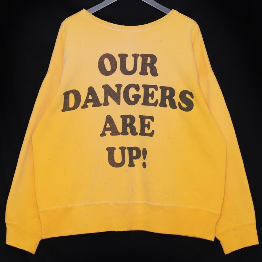 SAINT MICHAEL CRW SWEAT LMB OF GD YELLOW Lサイズ イエロー SM-YS8 