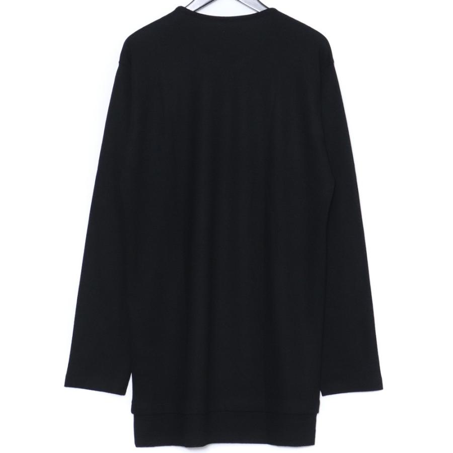 YOHJI YAMAMOTO POUR HOMME ウォッシャブルウール天竺長袖Tシャツ 