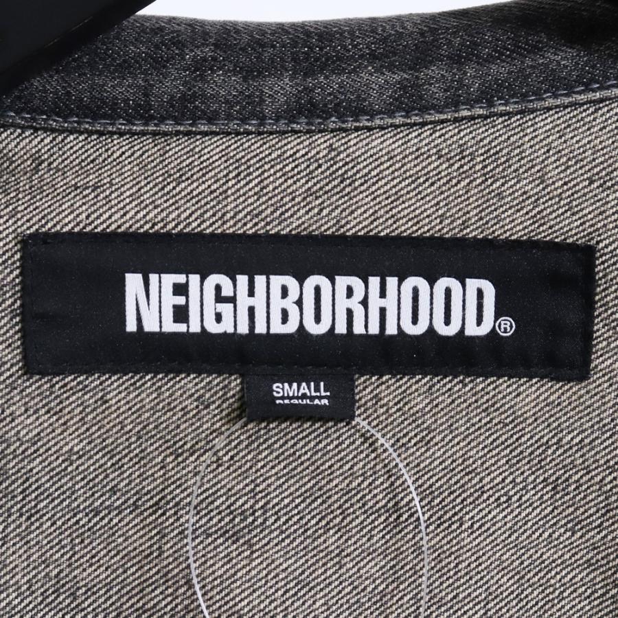 NEIGHBORHOOD SAVAGE DENIM TYPE-1 JACKET Sサイズ ブラック 242XBNH