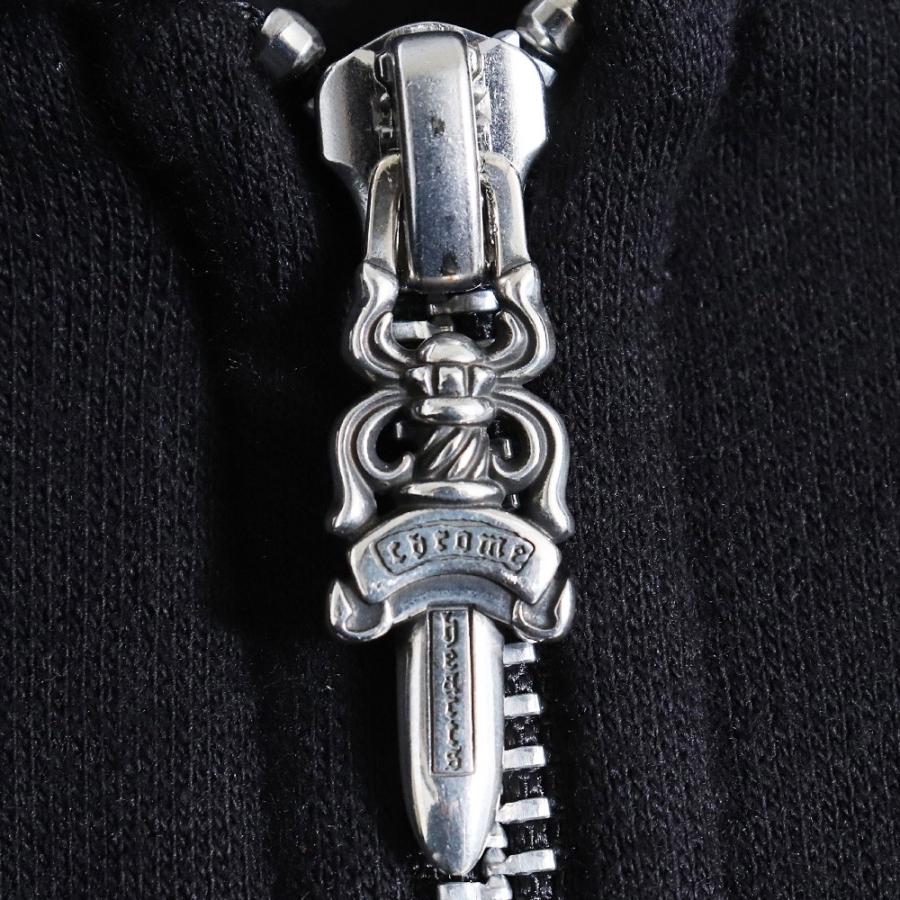 未使用 CHROME HEARTS パーカー ロゴジップアップ XXLサイズ