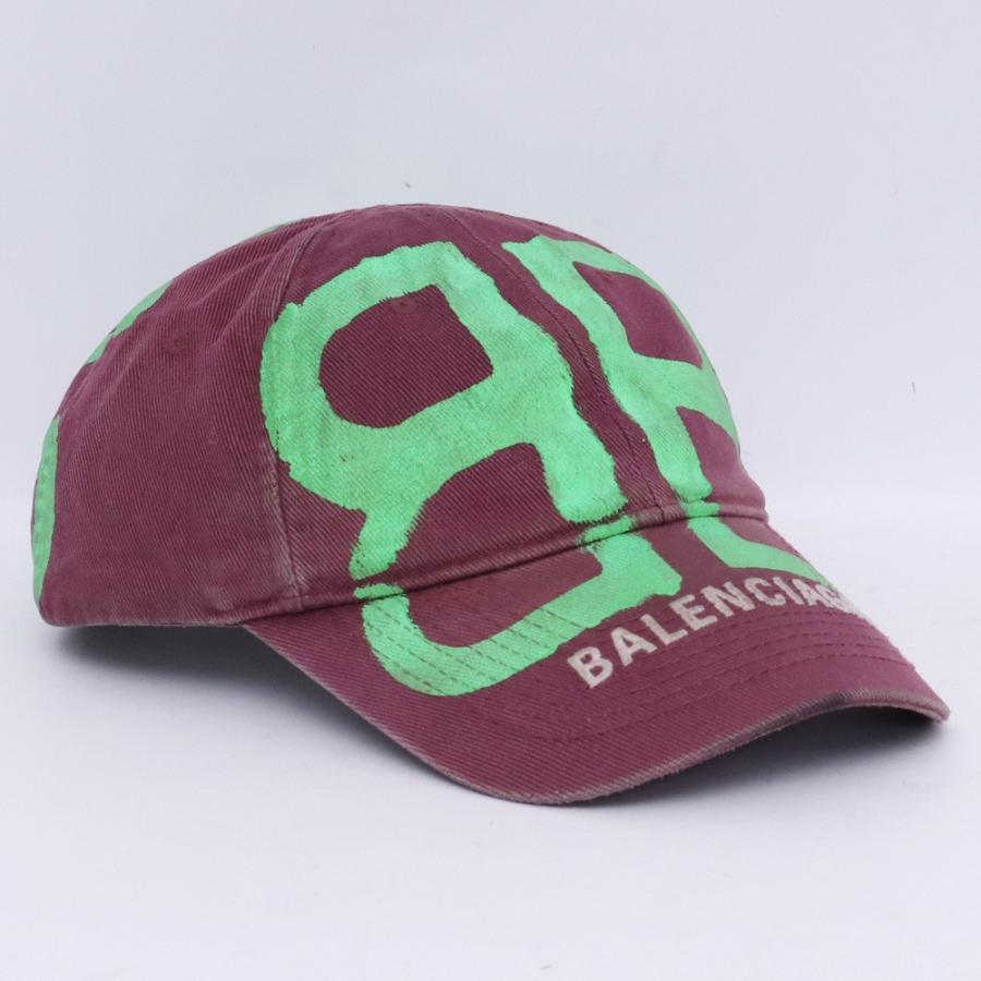 BALENCIAGA BBスプレイドキャップ Lサイズ バープル 673321 410B2
