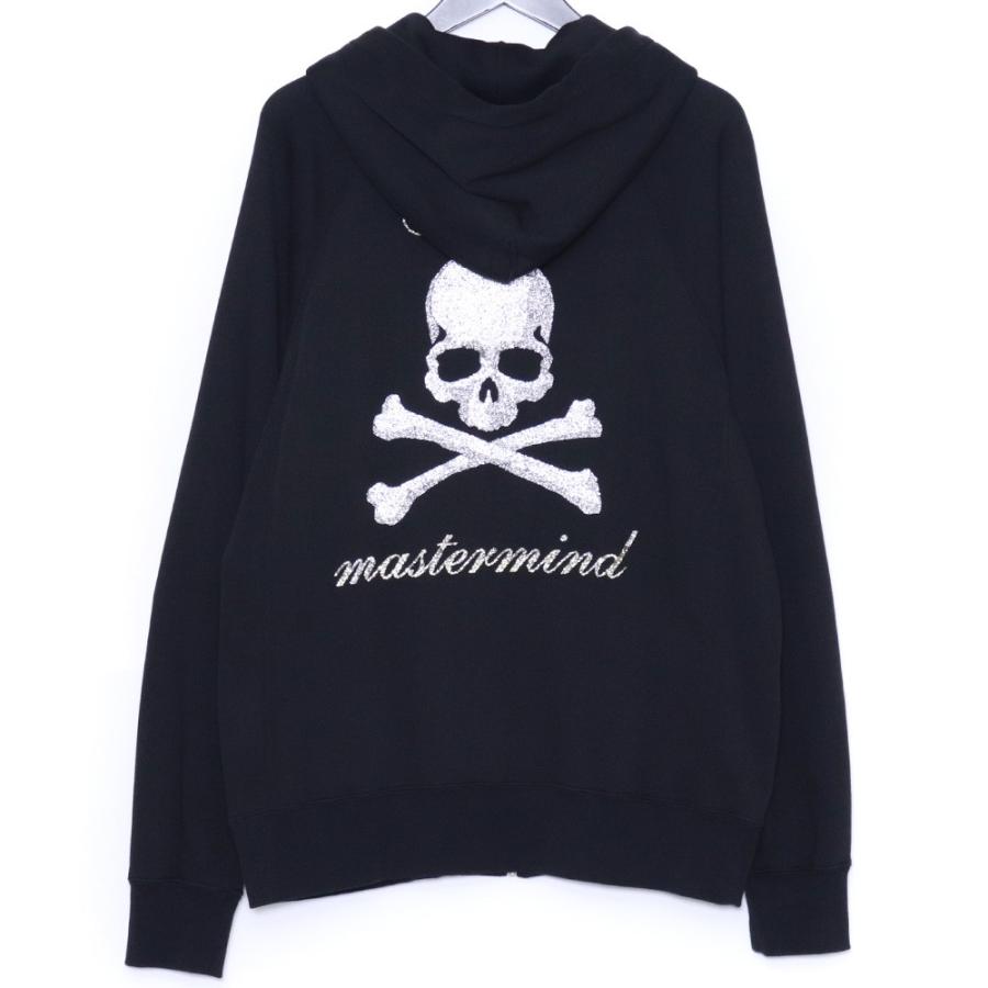 MASTERMIND Glass Beads hoodie Lサイズ ブラック MY-SW10-012
