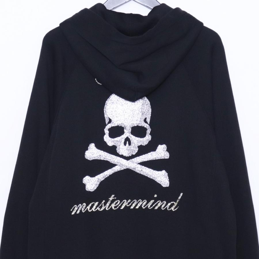 MASTERMIND Glass Beads hoodie Lサイズ ブラック MY-SW10-012