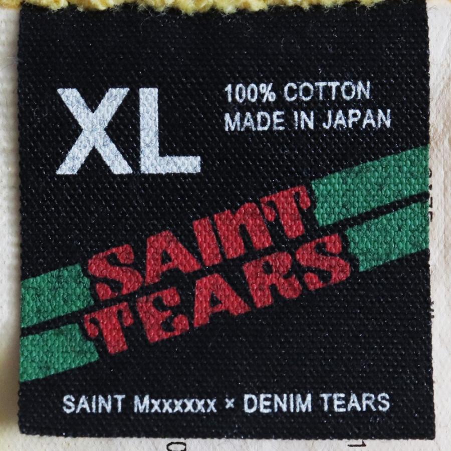 SAINT MICHAEL × DENIM TEARS STT_SWT SH_STTRS LG/YLW XLサイズ SAINT MICHAEL × DENIM TEARS STT_SWT SH_STTRS LG/YLW XLサイズ