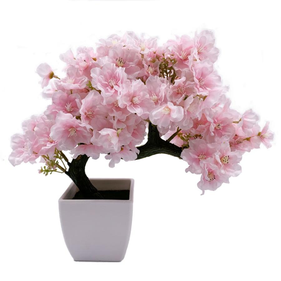 桜 フェイク 盆栽 人工観葉植物 枯れない 散らない 八重桜 さくら 造花 春 合格 合格祈願 日本 玄関 飾り インテリア Grin Flora 0005 Gramオンラインショップ ヤフー店 通販 Yahoo ショッピング