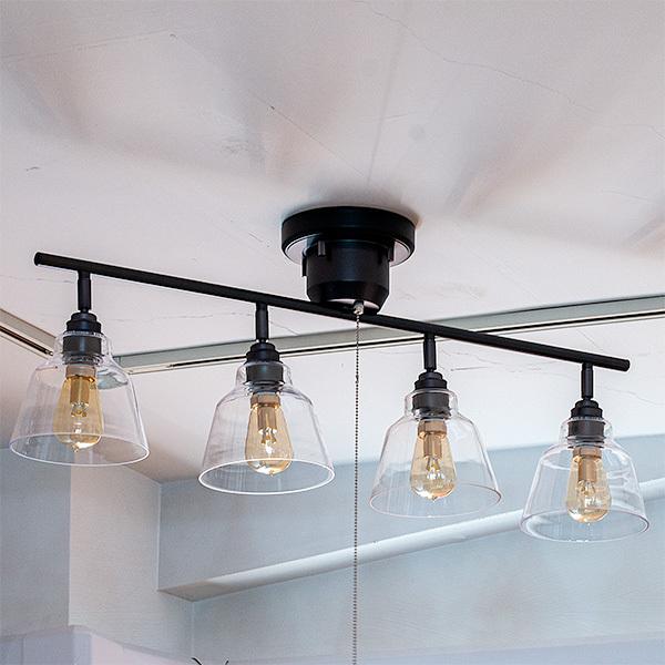 4灯シーリングライト コラット グラス おしゃれ ガラス 4灯 Led電球 付き 照明 ライト スポットライト 明るい 照明器具 天井照明 北欧 3 Gram Eight 通販 Yahoo ショッピング