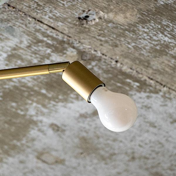 真鍮 シーリングライト おしゃれ 照明 ライト 4灯 カロー LED電球