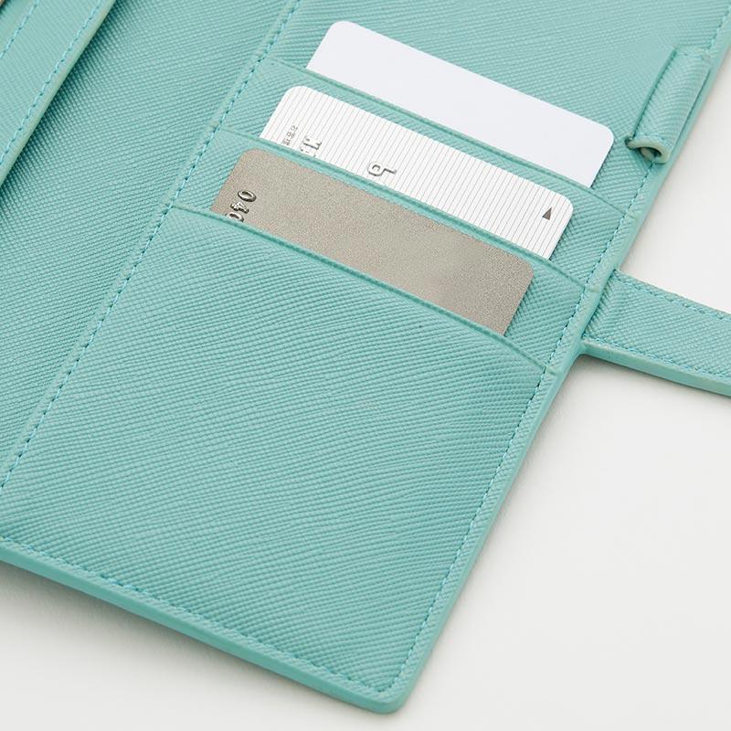 【GRAMAS】システム手帳 バイブルサイズ 6穴 手帳 方眼ノート メモ帳 サフィアーノPUレザー GRAMAS Cultivate '21 System Organizer ビジネス手帳 カード収納|gramas|04