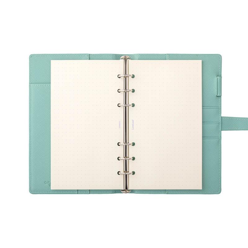 【GRAMAS】システム手帳 バイブルサイズ 6穴 手帳 方眼ノート メモ帳 サフィアーノPUレザー GRAMAS Cultivate '21 System Organizer ビジネス手帳 カード収納|gramas|09
