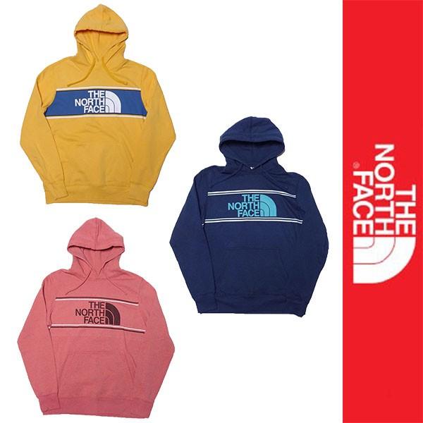 新品 THE NORTH FACE PULLOVER ザ ノースフェイス パーカー プルオーバー イエロー ネイビー ピンク アウトドア M 裏起毛 正規品 (A0719-NFT0005-6-7)