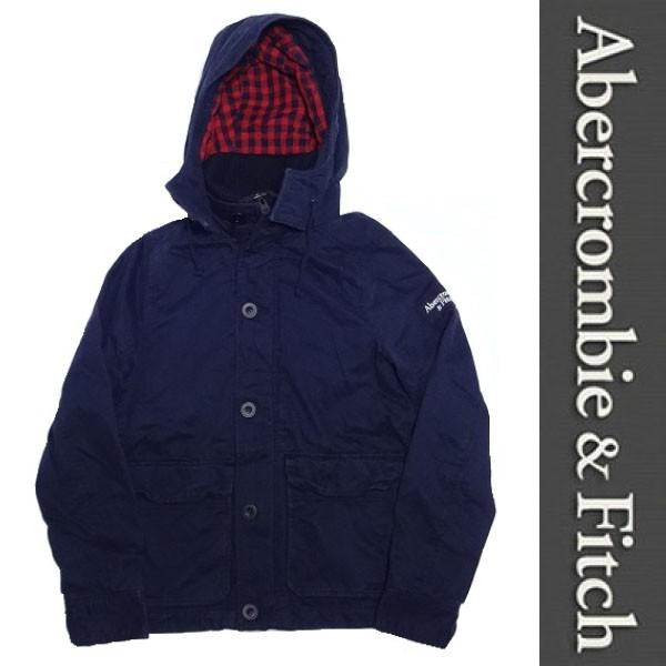 オールド USA購入裏ボア新品アバクロファー付きジップアップジャケットＭサイズ紺 Abercrombie & Fitch Jacket Puffer Blue Buy Next from Shiny
