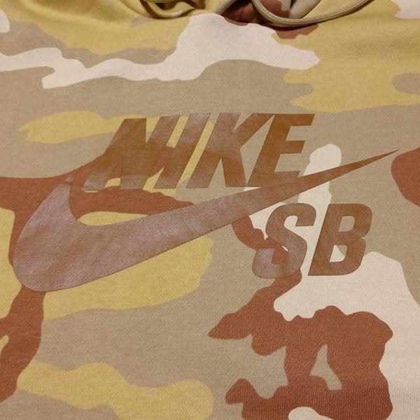 新品 NIKE SB PULL OVER SWEAT PARKA ナイキ パーカー カモフラ 迷彩 ブラウン ベージュ プルオーバー スウェット スケート 裏起毛 正規品 (I2519-NKT0001)｜gramercy｜04