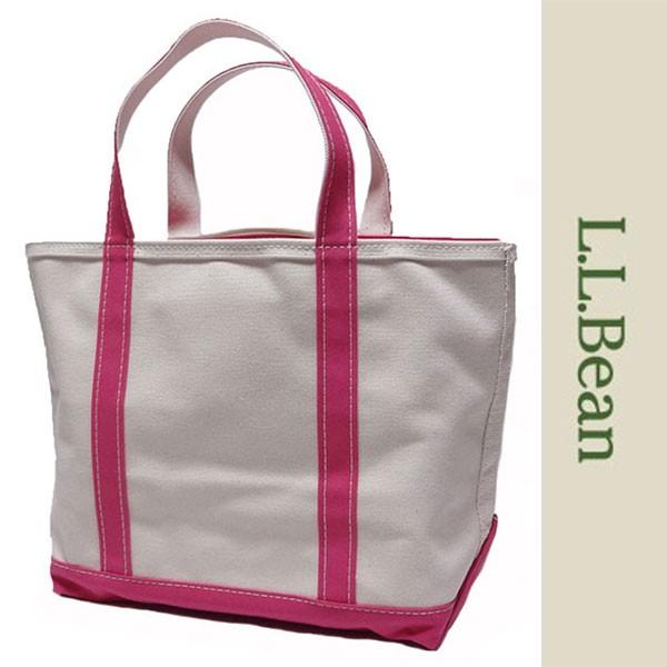 新品 LLBean トートバッグ TOTE BAG エルエルビーン キャンバス コットン ホワイト ピンク シーズンカラー 手さげ エコバッグ アメリカ USA アウトドア 正規品｜gramercy