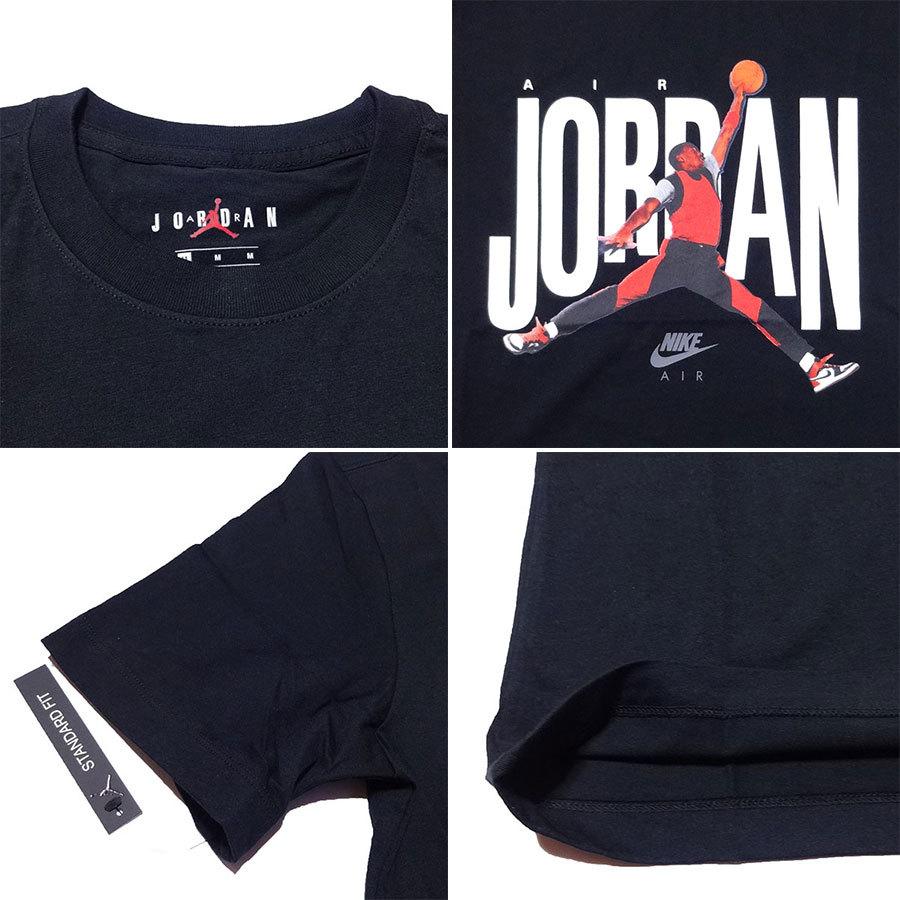 新品 NIKE JORDAN S/S T-SHIRT ナイキ ジョーダン 半袖 Tシャツ ブラック コットン ジャンプマン スウッシュ スポーツ 正規品｜gramercy｜05