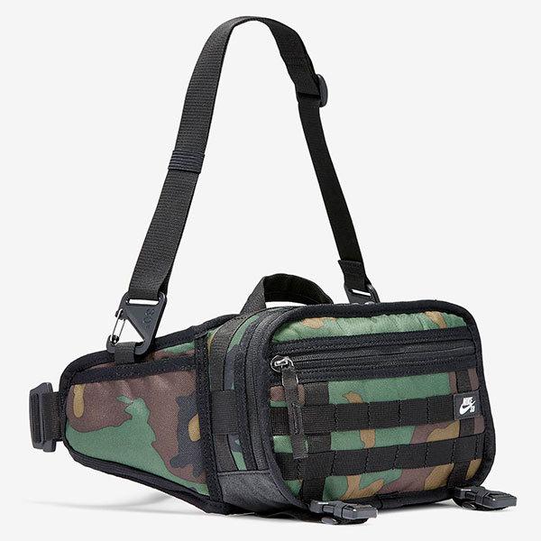 新品 NIKE SB WAIST BAG ナイキ ウエストバッグ カモフラ 迷彩 手さげ ショルダー スウッシュ スケートボード メンズ レディース 2WAY 正規品｜gramercy｜03