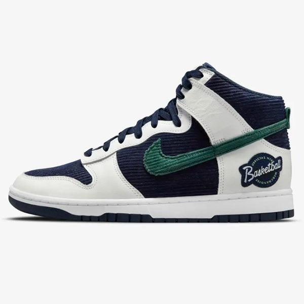 NIKE（ナイキ） 新品 NIKE DUNK HI PRM EMB ダンク ハイ ネイビー