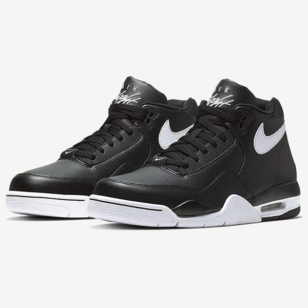 新品 NIKE FLIGHT LEGACY ナイキ フライト レガシー ブラック ホワイト スウッシュ カジュアル スニーカー タウンユース 黒タグ US9 27cm 正規品｜gramercy｜02