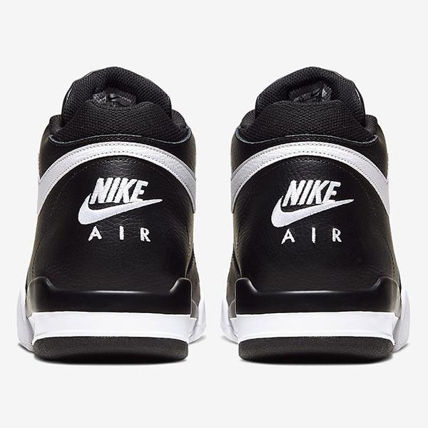 新品 NIKE FLIGHT LEGACY ナイキ フライト レガシー ブラック ホワイト スウッシュ カジュアル スニーカー タウンユース 黒タグ US9 27cm 正規品｜gramercy｜06