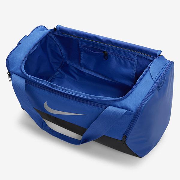 新品 NIKE DUFFEL BAG ナイキ ダッフルバッグ ボストンバッグ ブルー ブラック スウッシュ ショルダー バッグ メンズ