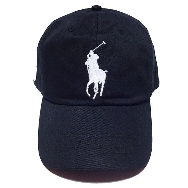 Polo Ralph Lauren ビッグポニー SPAIN 刺繍 ブラック POLO RALPH LAUREN 新品 CAP ポロ ラルフローレン キャップ