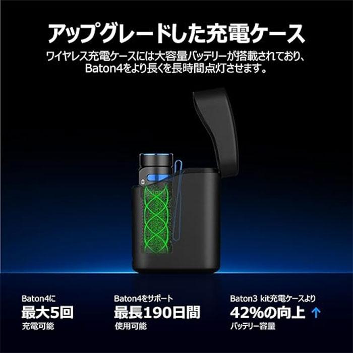 OLIGHT OLIGHT(オーライト) Baton 4 Kitフラッシュライト 充電 OLIGHT OLIGHT(オーライト) Baton 4 Kitフラッシュライト 充電