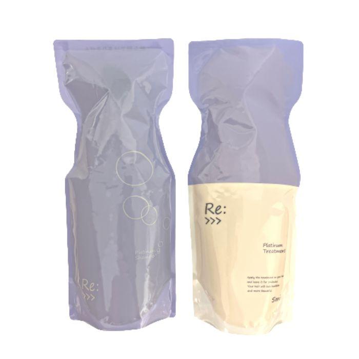 アジュバン リ：プラチナム シャンプー 600ml & トリートメント 