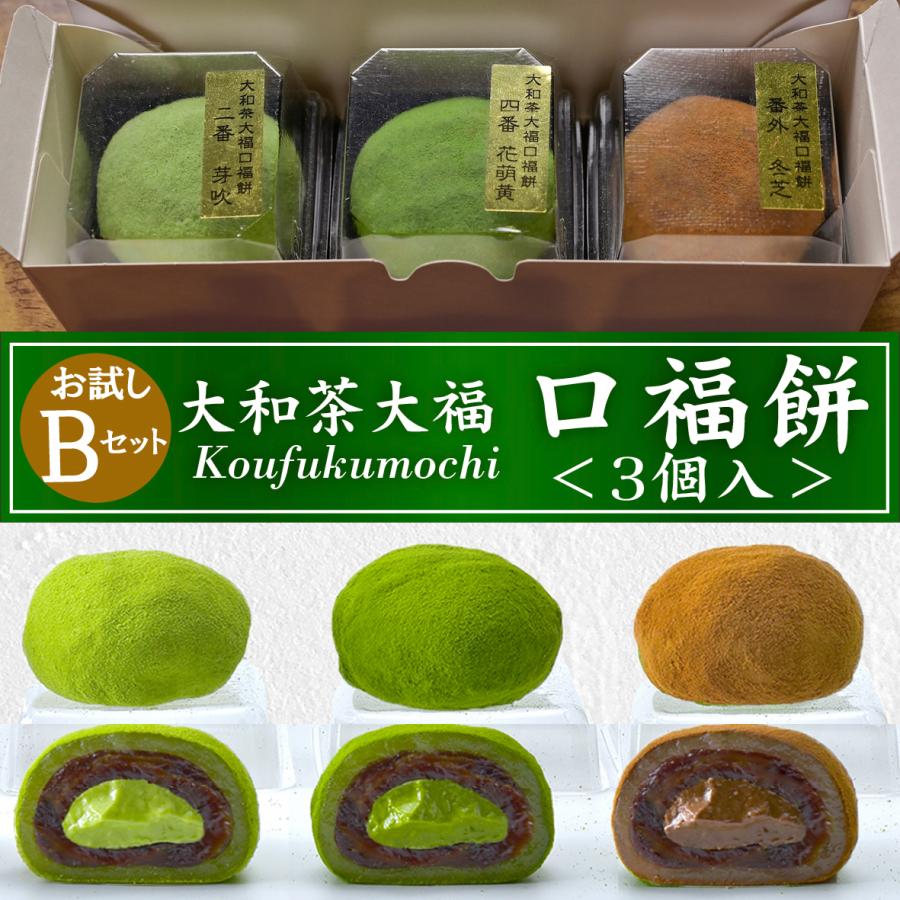 GRANCHA 口福餅 お試し Bセット（抹茶大福 大和茶大福 抹茶スイーツ） : 大和茶大福専門店GRANCHA公式ヤフーショップ - 通販 ...