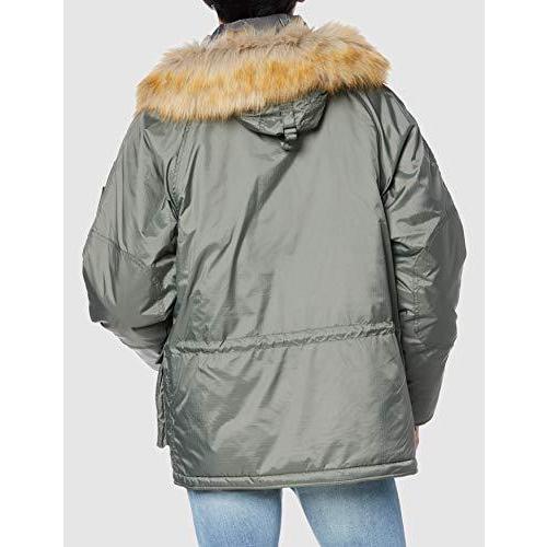 [アルファインダストリーズ] アウター DEEP FREEZE N-3B TA0323 ALPHA GREEN XL 5cm ゆき丈 身幅 着丈 XL