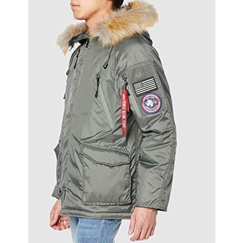 [アルファインダストリーズ] アウター DEEP FREEZE N-3B TA0323 ALPHA GREEN XL 5cm ゆき丈 身幅 着丈 XL