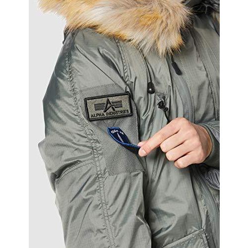 [アルファインダストリーズ] アウター DEEP FREEZE N-3B TA0323 ALPHA GREEN XL 5cm ゆき丈 身幅 着丈 XL