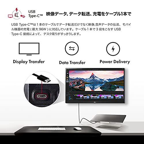 春新作の LG モニター ディスプレイ VA非光沢 4K 31.5インチ USB Type