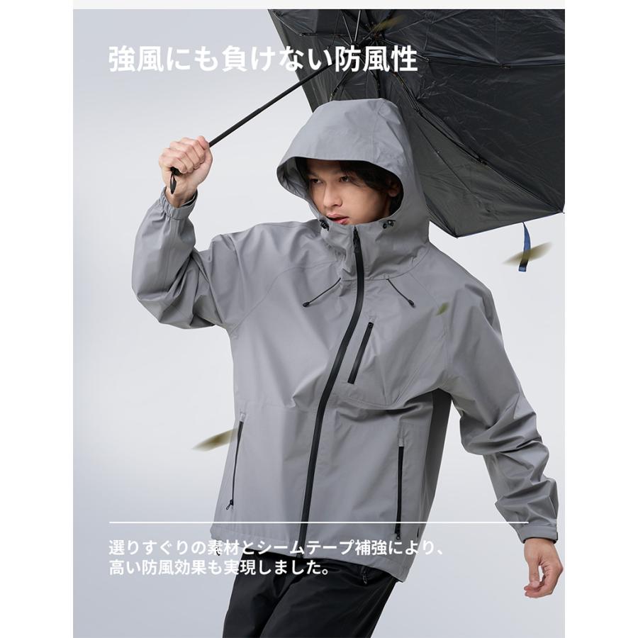 ACTLEIS（アクレイス） マウンテンパーカー メンズ 防水 レインウェア